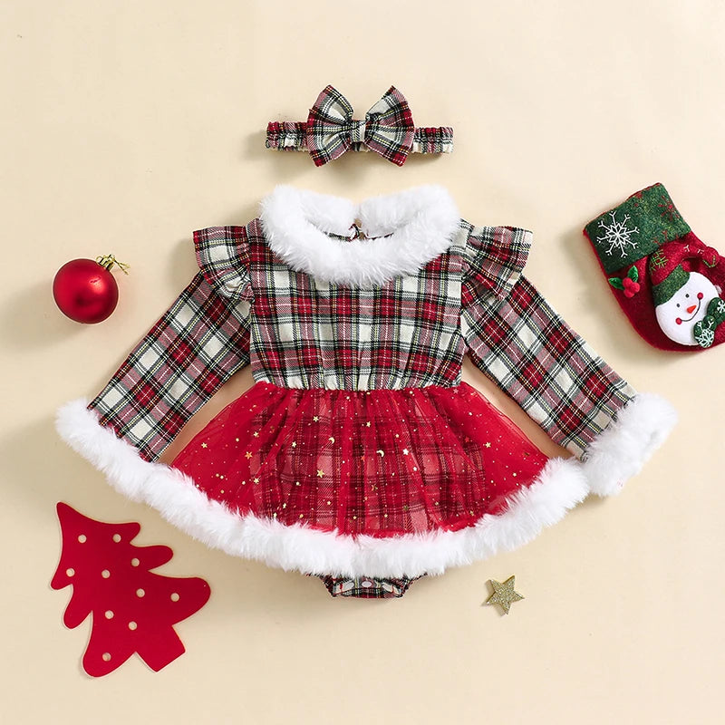 Baby Girls Christmas Romper 