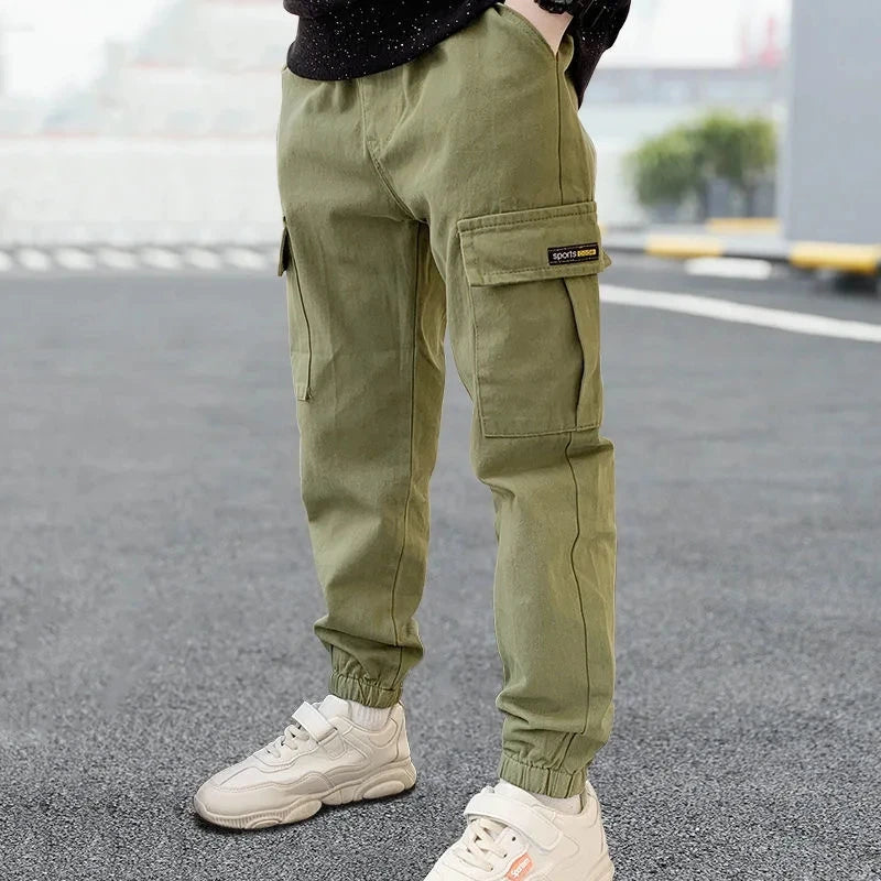 Boys Pants Casual Long Style Trousers For Kids