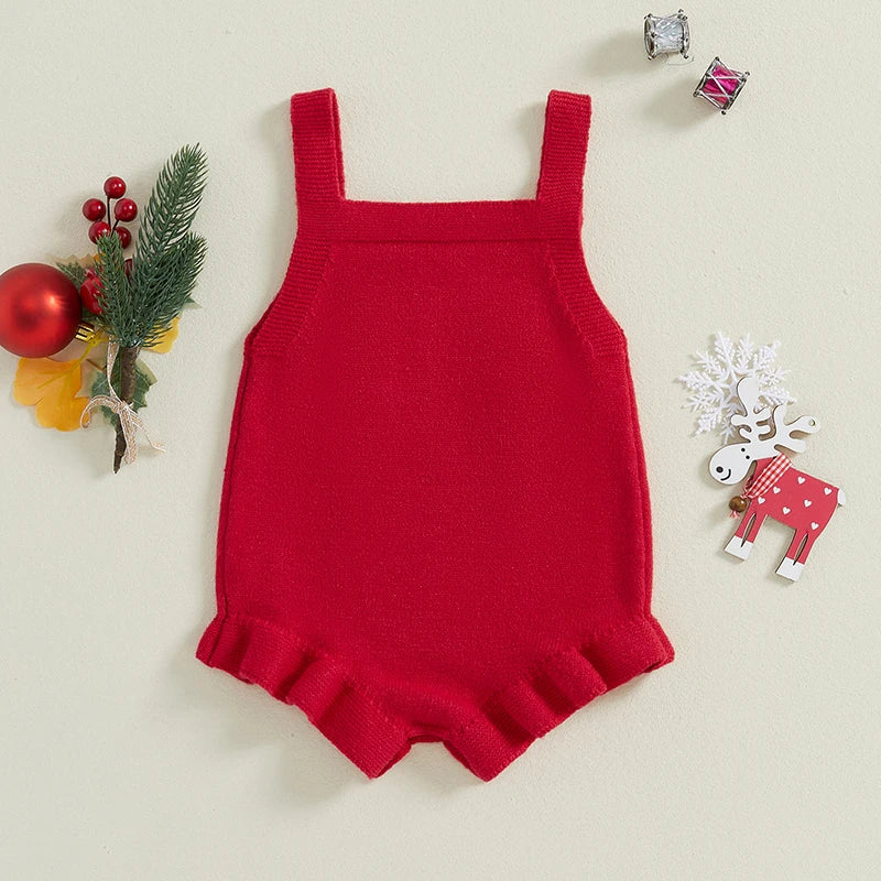 Baby Girl Knit Romper 