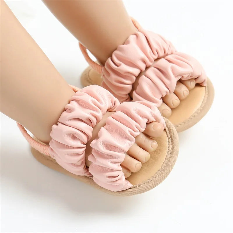 Baby Girls Sandals Cute Anti-Slip Soft Sole Beach Slipper First Walkers Shoes