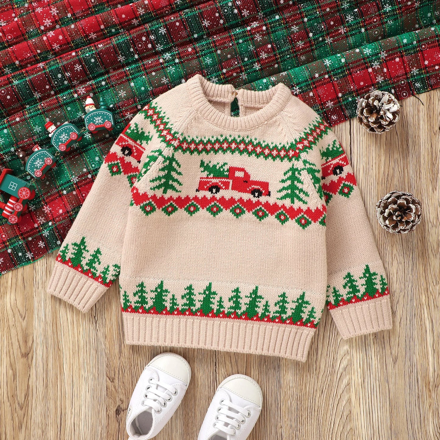 Christmas Baby Boys Girls Sweaters