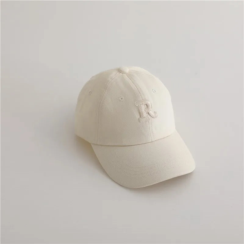 New Summer Fashion Boy Letter Embroidery Baseball Caps, Sunscreen Casual Hats