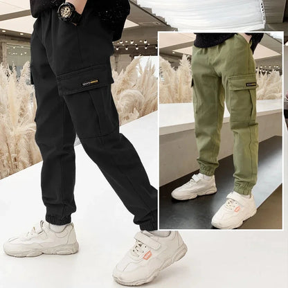 Boys Pants Casual Long Style Trousers For Kids