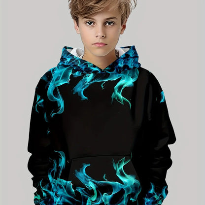 Boys Hoodies Long Sleeve Creative 3D Print Kids Spring Fall Clothes