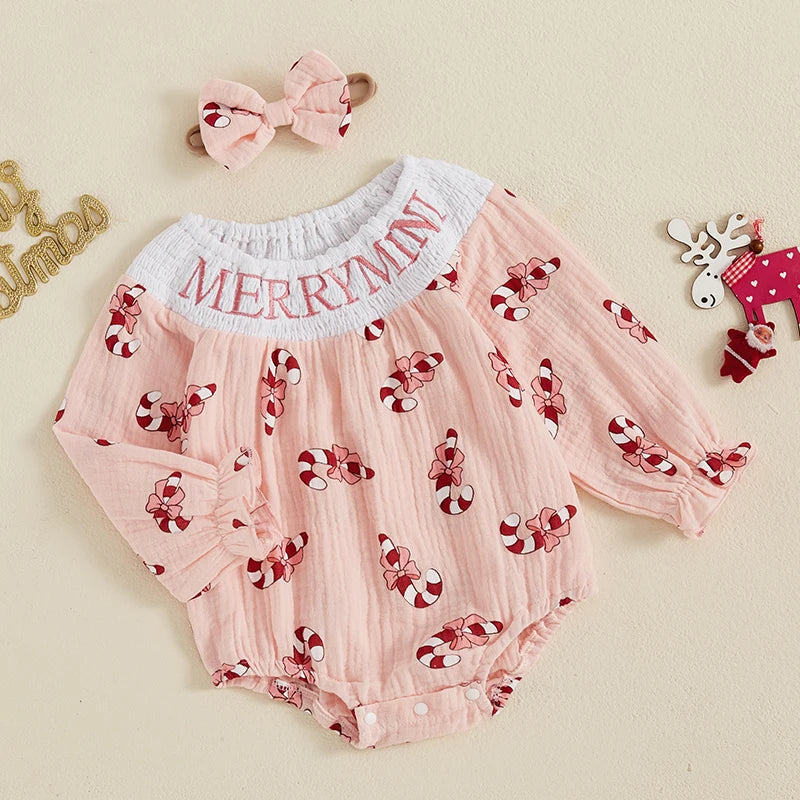 Baby Girls Christmas jumpsuit