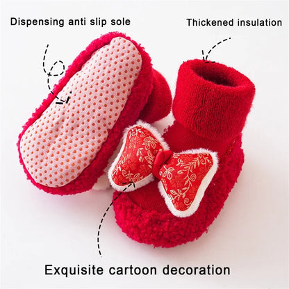 Baby Girls Christmas Socks Shoes