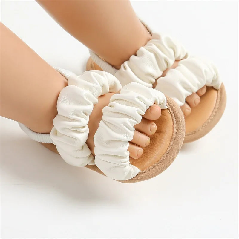 Baby Girls Sandals Cute Anti-Slip Soft Sole Beach Slipper First Walkers Shoes