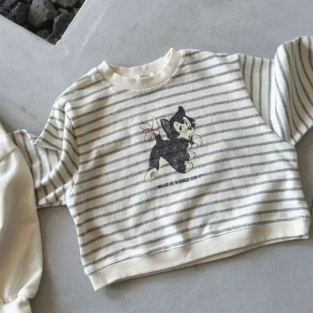 Baby Toddler Girl Pullover Cotton Infant Boy Sweatshirt