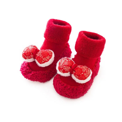 Baby Girls Christmas Socks Shoes