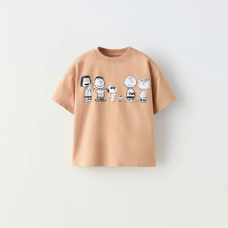 Children T-shirt Summer Clothing Cartoon Short-sleeved T Shirts