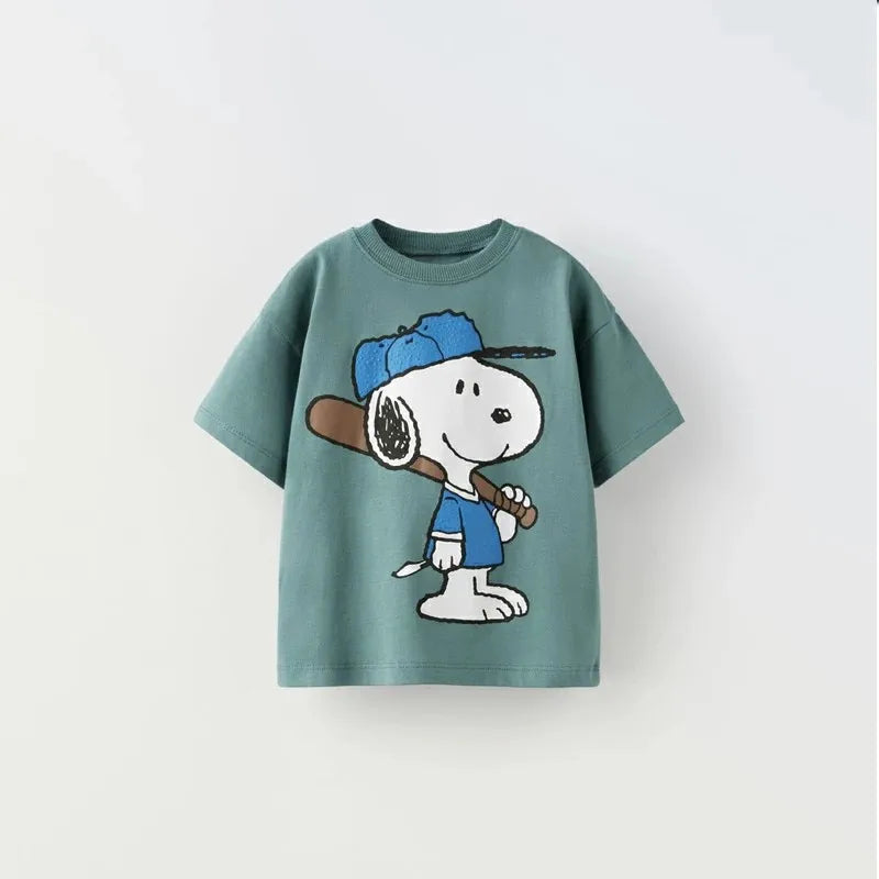 Children T-shirt Summer Clothing Cartoon Short-sleeved T Shirts