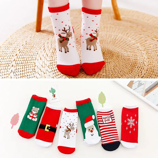 Children's Christmas Terry Socks