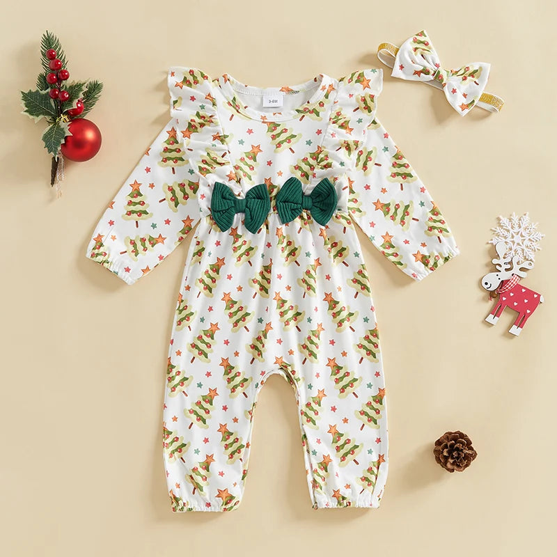 Baby Girl Christmas Jumpsuit