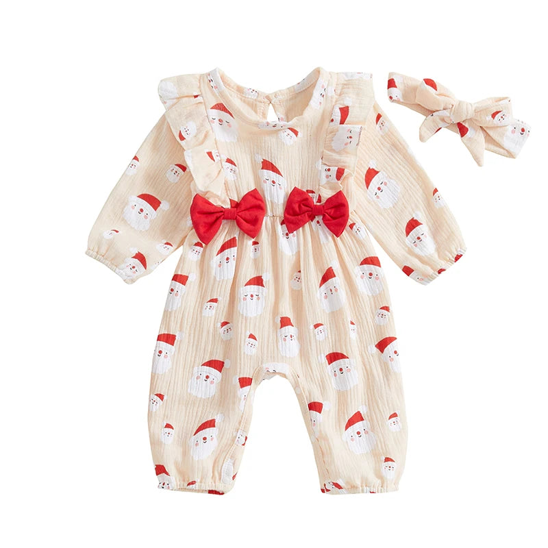 Baby Girls Christmas Jumpsuit