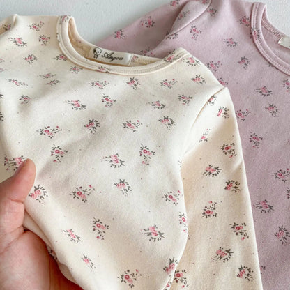 New Baby Cotton Pajamas Set Girls Long Sleeve Tops + Pants 2pcs Suit