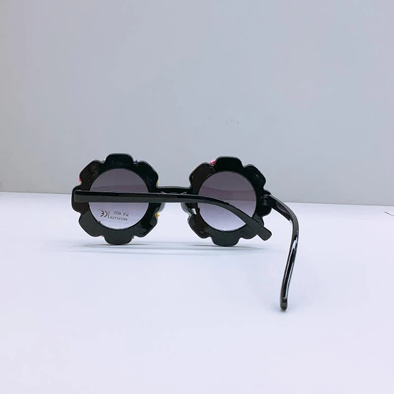 Cute DIY Flower Shaped UV400 Protection Glasses forGirls