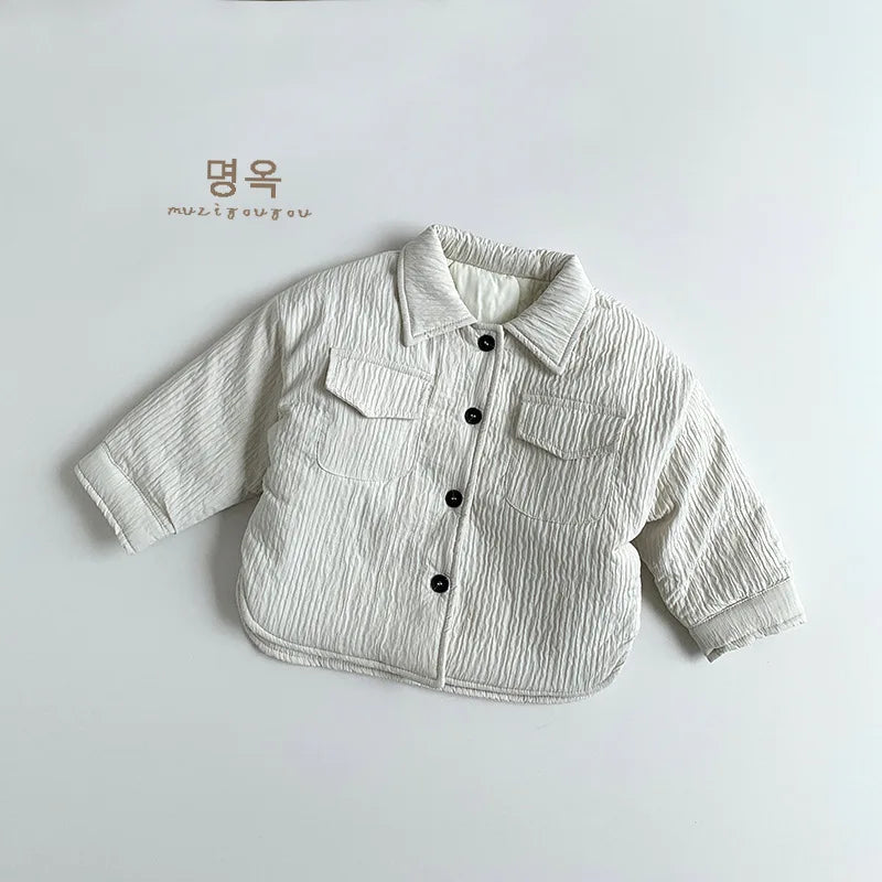 Boys And Girls Fashion Soft Clothes Outerwear Warm Casual Jacket