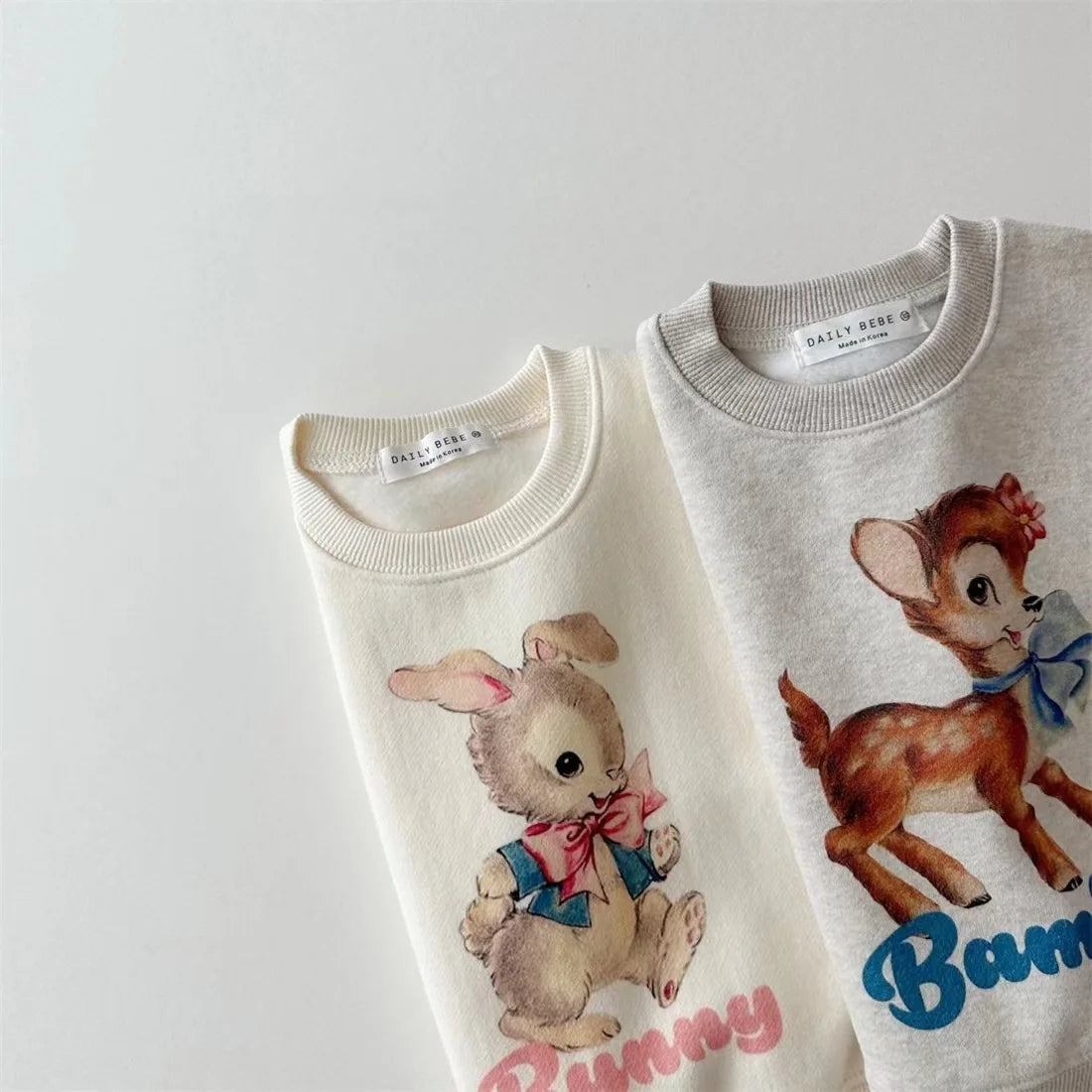 Boy Girl Baby Cartoon Long Sleeve Tops+Casual Pants 2pcs Sweatshirt Set