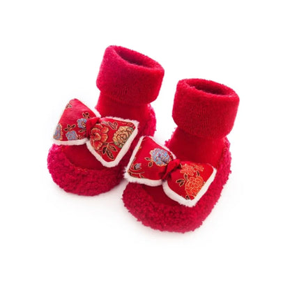 Baby Girls Christmas Socks Shoes