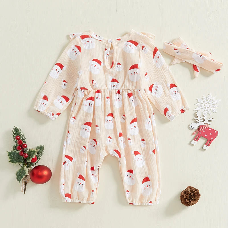 Baby Girls Christmas Jumpsuit