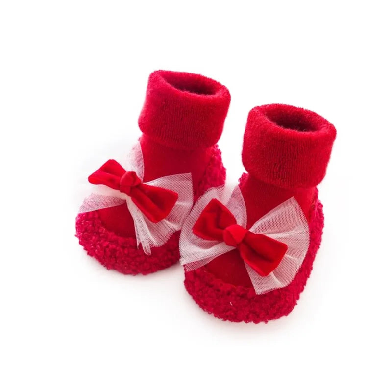 Baby Girls Christmas Socks Shoes