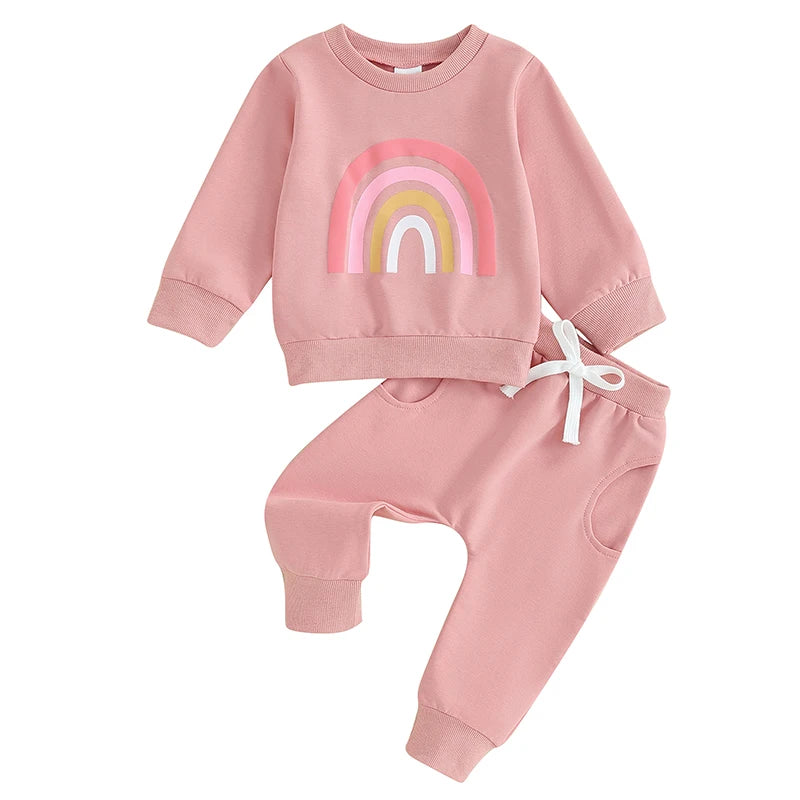 Baby Girls Boys Clothes Oversize Sweater & Long Pants Infant Toddler Fall Winter Outfits