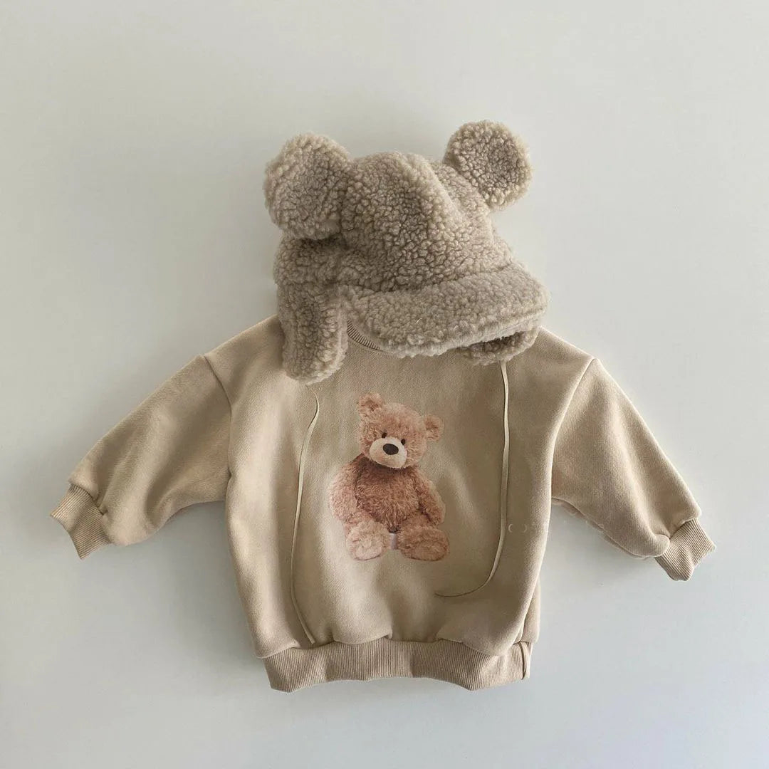 Girl Boy Autumn Winter Warm Baby Toddler Sweatsuit Clothing