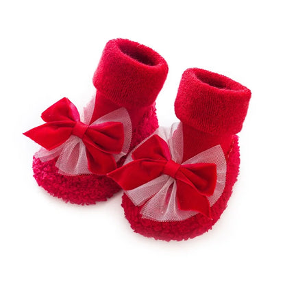 Baby Girls Christmas Socks Shoes