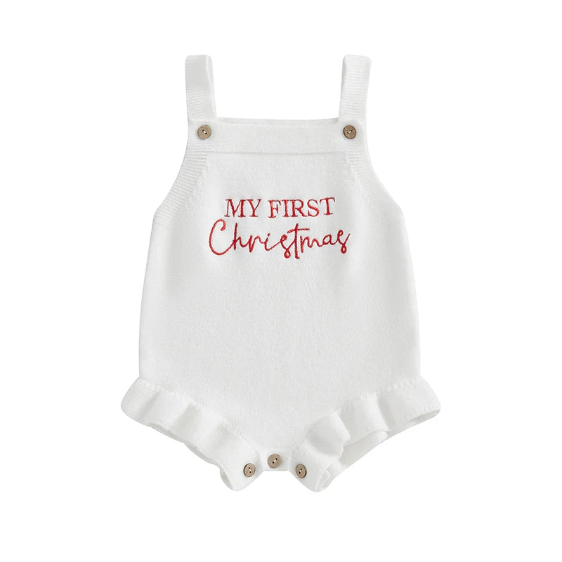 Baby Girl Knit Romper 