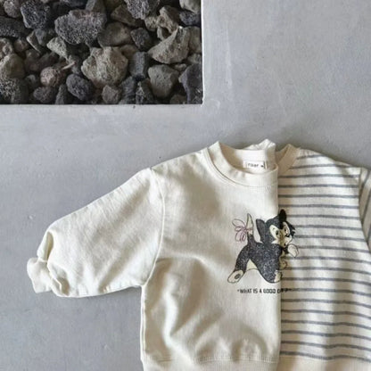 Baby Toddler Girl Pullover Cotton Infant Boy Sweatshirt