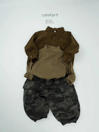 New Children Camouflage Pants For Boys Loose Trousers Baby Girl Cargo Pants