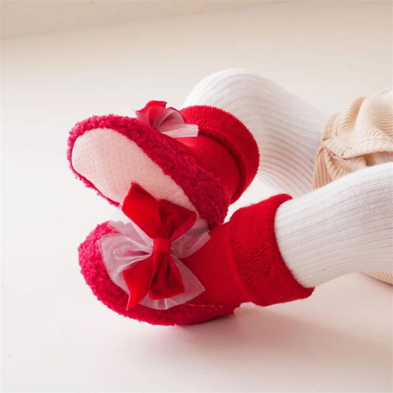 Baby Girls Christmas Socks Shoes