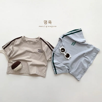 T-shirt Boys Summer Casual Children Short Sleeved T-shirt