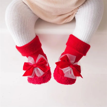 Baby Girls Christmas Socks Shoes