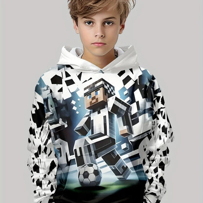 Boys Hoodies Long Sleeve Creative 3D Print Kids Spring Fall Clothes