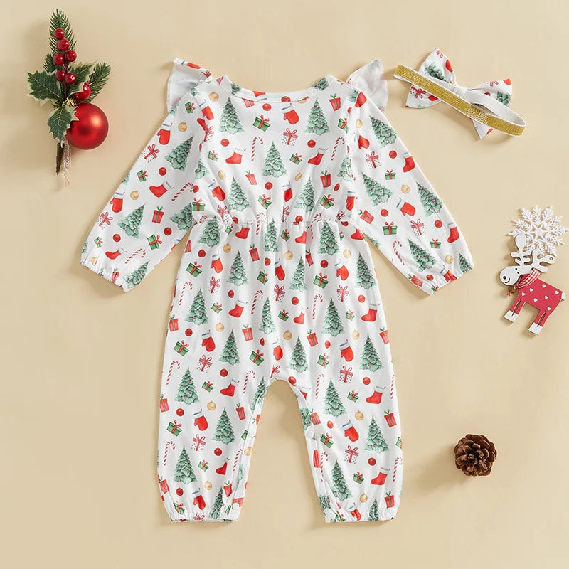 Baby Girl Christmas Jumpsuit