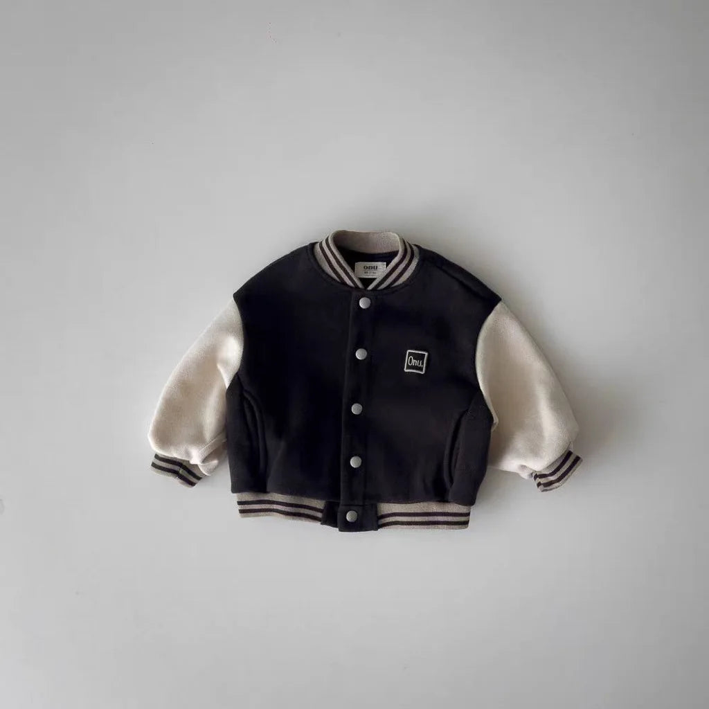 Baby Boys Baseball Uniform Jacket Infant Girl Casual Coat Toddler Children Clothes