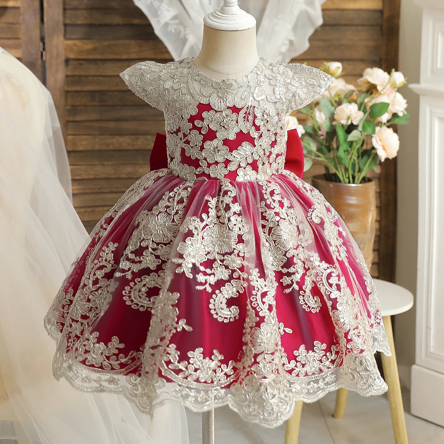 Birthday Party Princess Dress For Girl