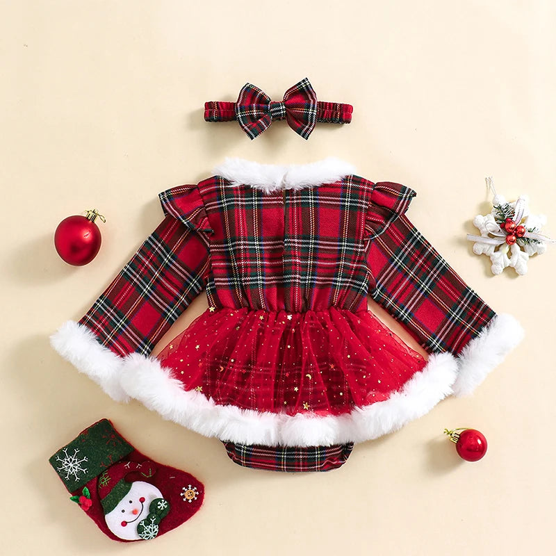 Baby Girls Christmas Romper 