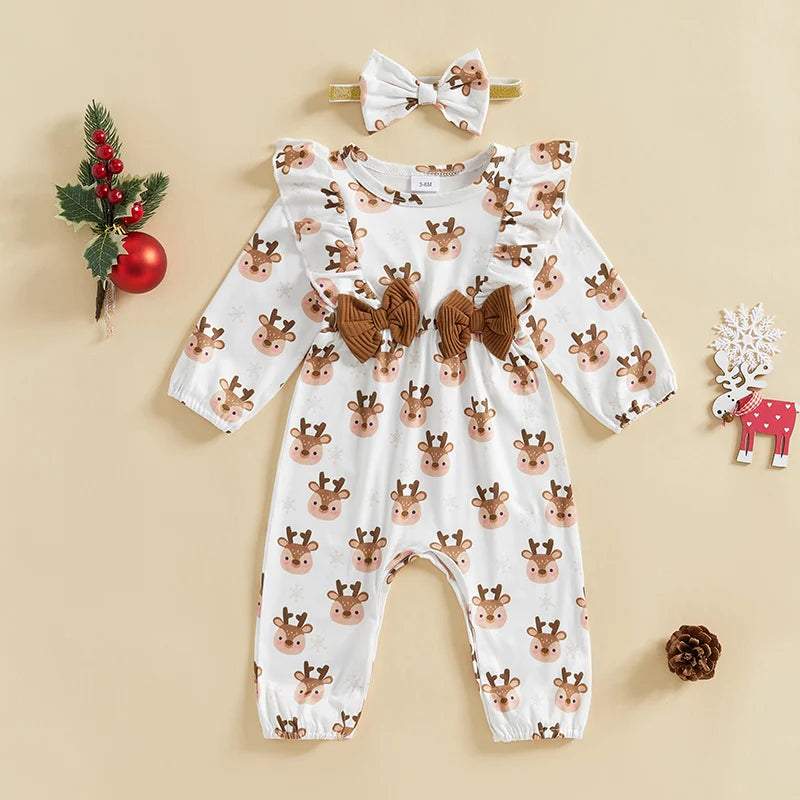 Baby Girl Christmas Jumpsuit