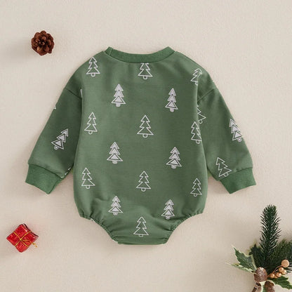 Romper christmas Print Sweatshirt