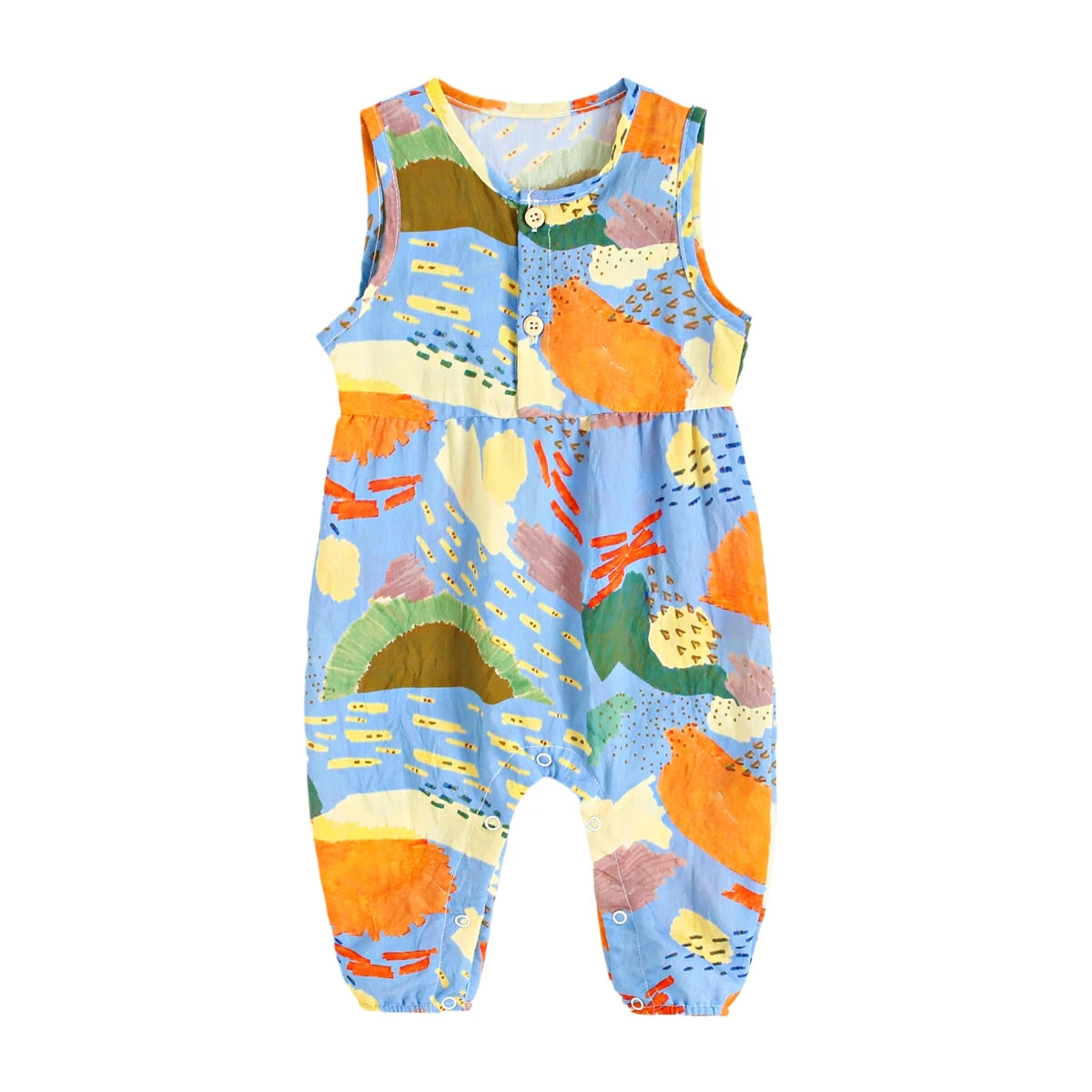 Newborn Girls Jumpsuits Floral Infants Girls Rompers Summer Sleeveless Casual