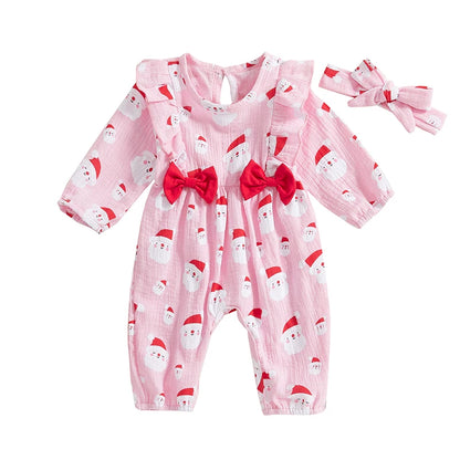 Baby Girls Christmas Jumpsuit