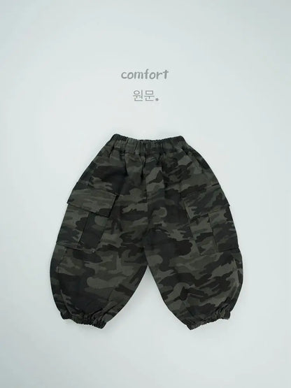 New Children Camouflage Pants For Boys Loose Trousers Baby Girl Cargo Pants