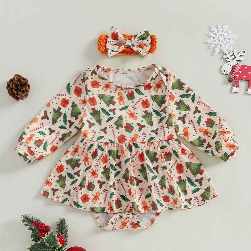  Christmas Romper Dress