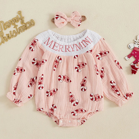 Baby Girls Christmas jumpsuit