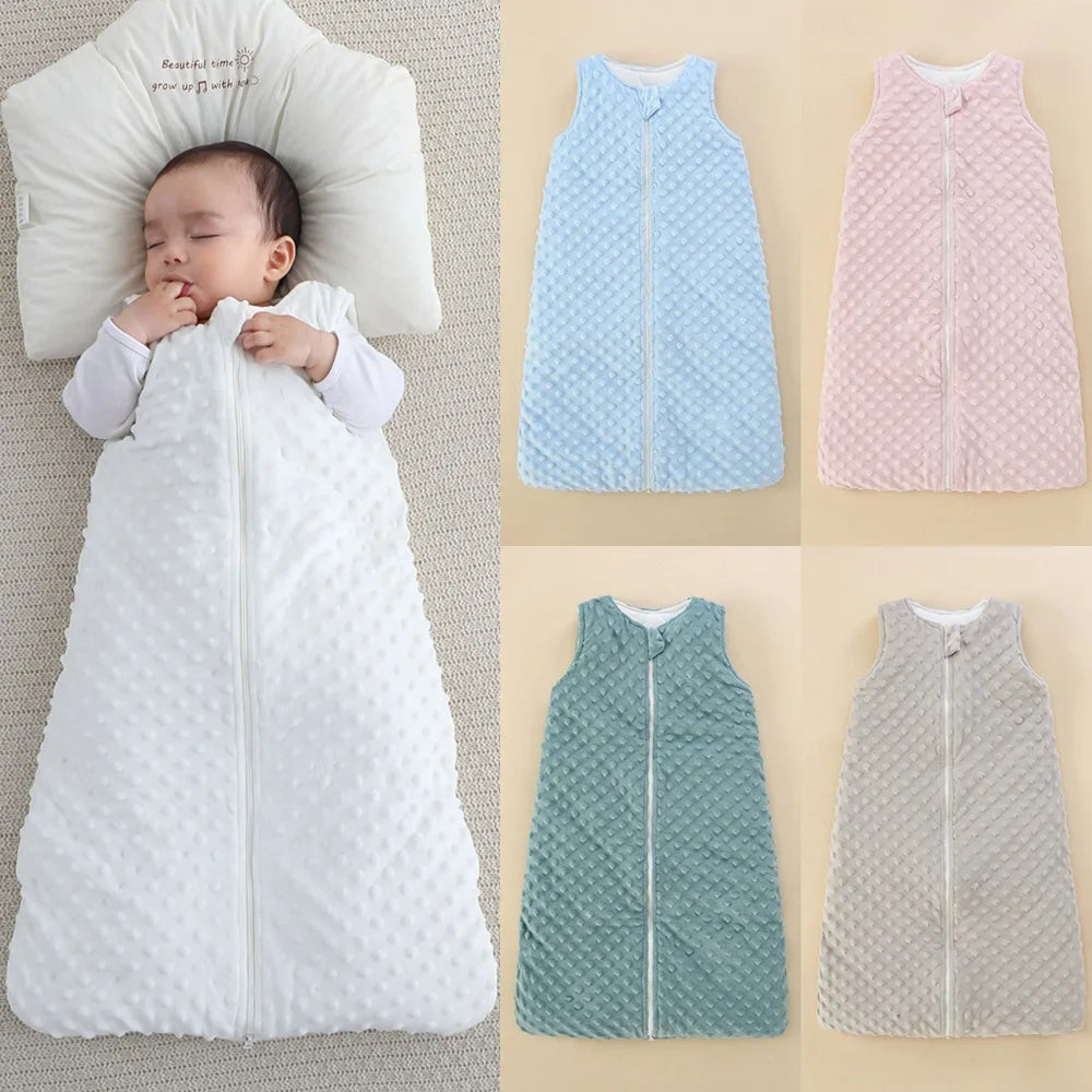 Baby Wearable Blanket Swaddle Transition Sleeping Bag Sleeveless Soft