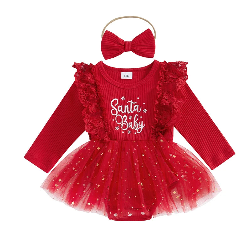 Baby Girls Christmas Romper