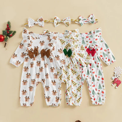 Baby Girl Christmas Jumpsuit