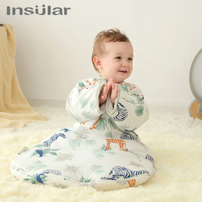 Baby Thickened Sleeping Bags Infant Warm Pajamas Kids Cartoon Cotton Sleep Sack